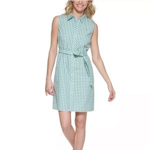 Tommy Hilfiger | Gingham Belted Woven Dress